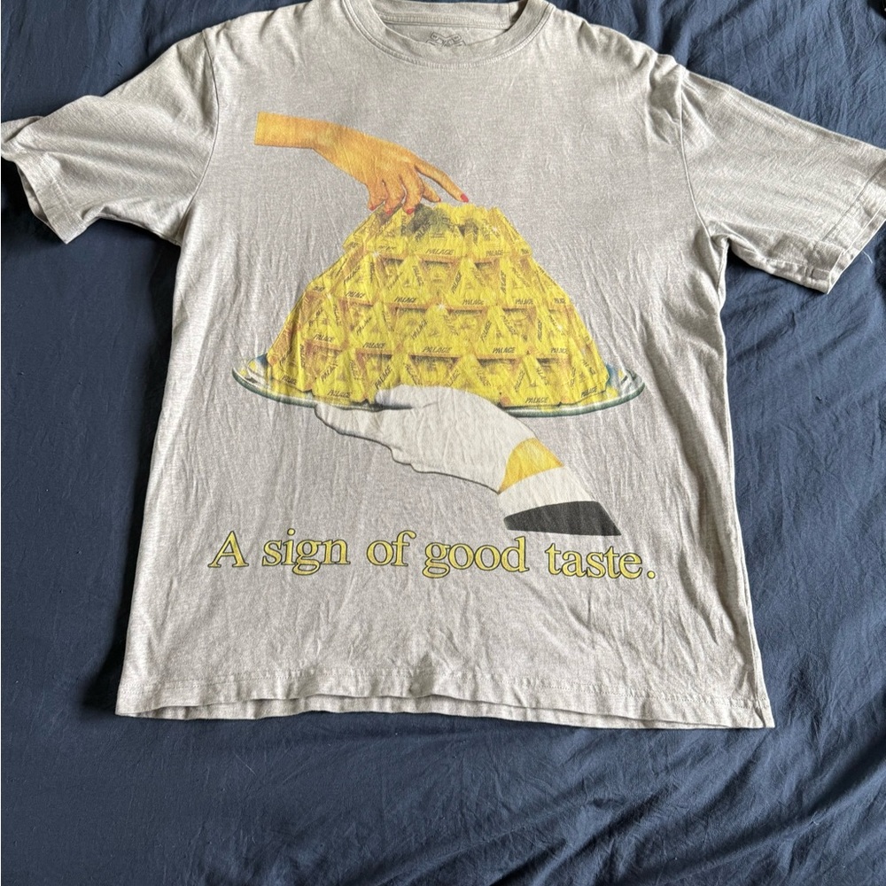 Palace A Sign of Good Taste Grey T-shirt